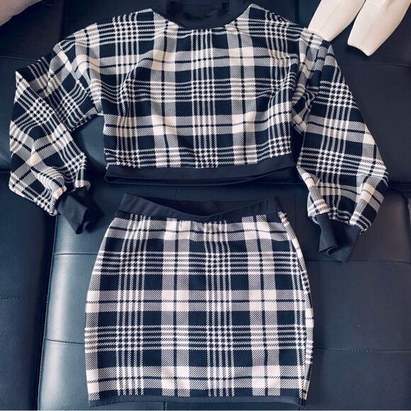 CBR PLAID MINI SKIRT SET - Picture 4 of 11